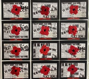 Remembrance day crafted poppy