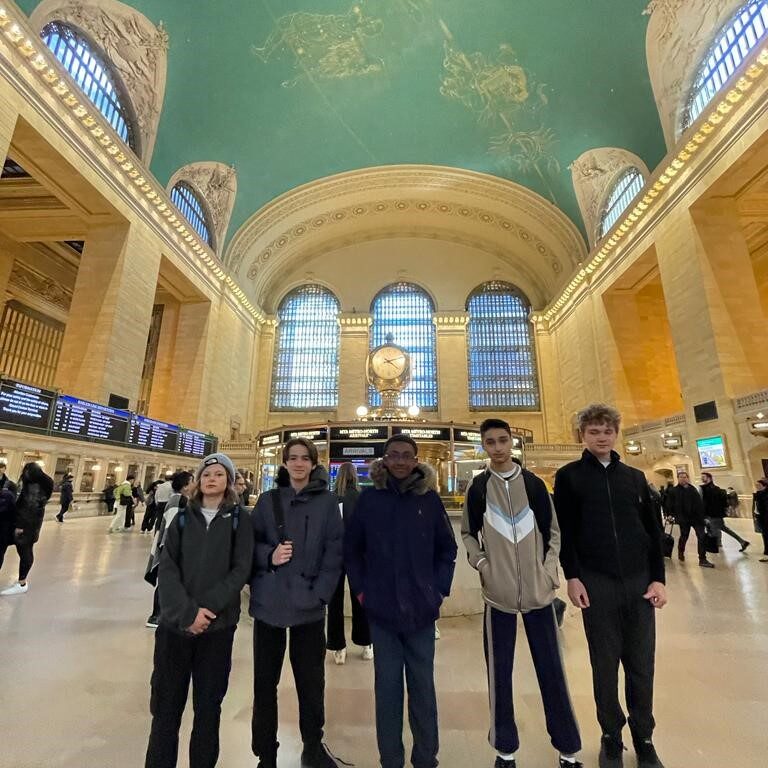 students in Grand Central