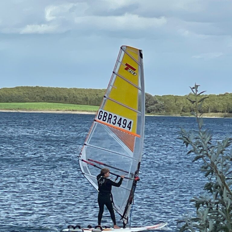 Caedon Heading Out To Final Race Day On His Techno 5.8m